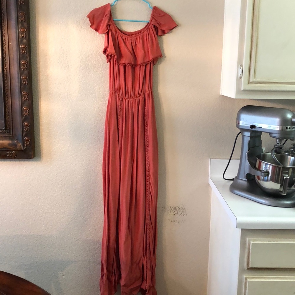 Rustic Orange Dress